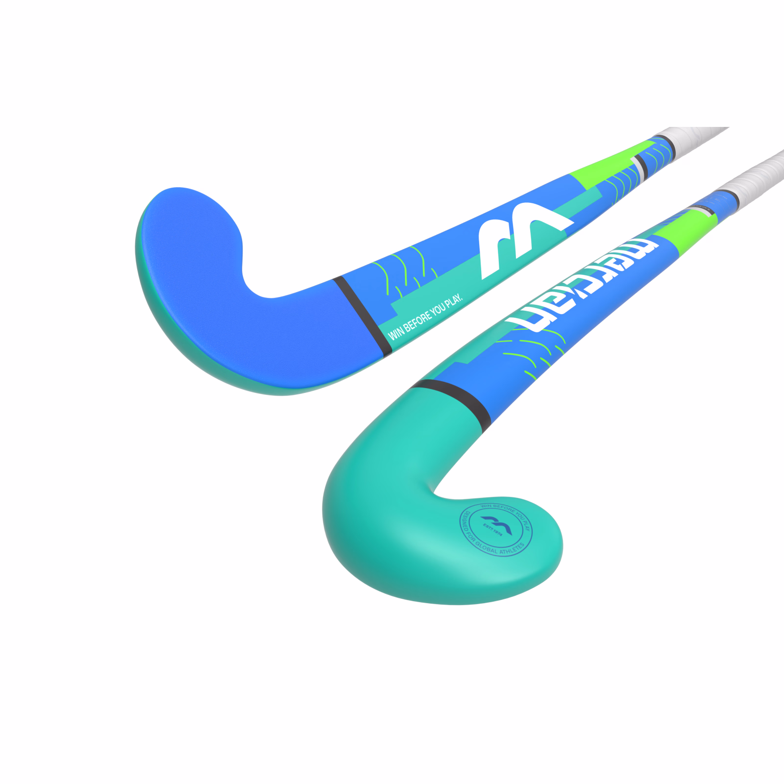 Mazza da hockey Mercian Genesis CF5 - Blu/Acqua (2025/26) - Mazza da hockey Mercian Genesis CF5 - Blu/Acqua (2025/26) - Alternate Angle