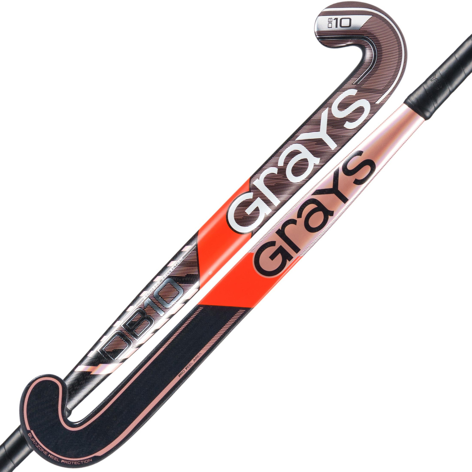 Bâton de hockey Grays DB 10 – Noir/Rose métallisé (2025/26) - Bâton de hockey Grays DB 10 – Noir/Rose métallisé (2025/26) - Bâto