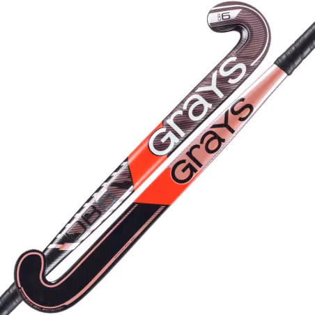 Grays DB 6 Junior Hockeyschläger - Schwarz/Metallic Pink (2025/26)