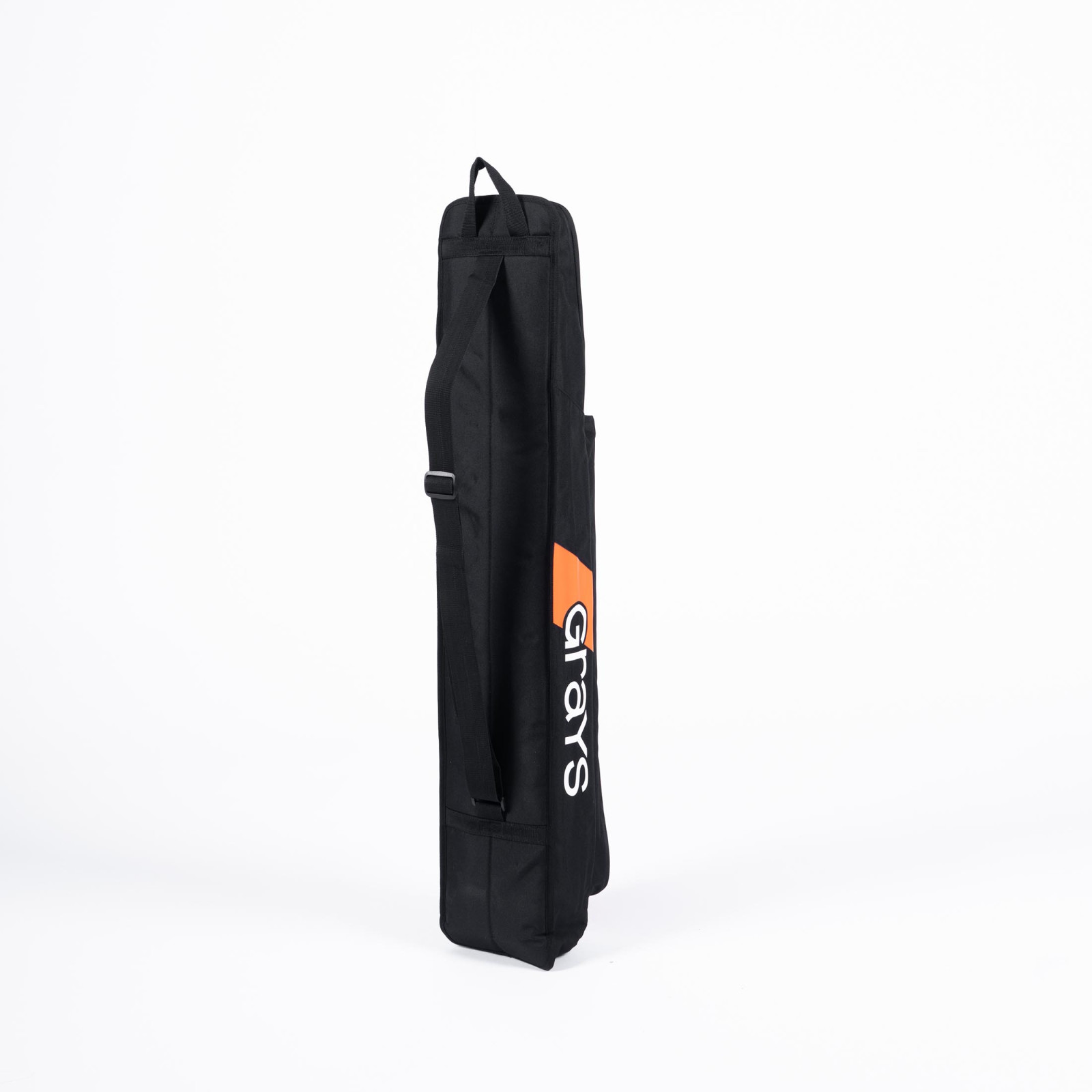 Grays G200 Stick Bag - Black/Orange (2026/27) - Grays G200 Stick Bag - Black/Orange (2025/26) - Side View