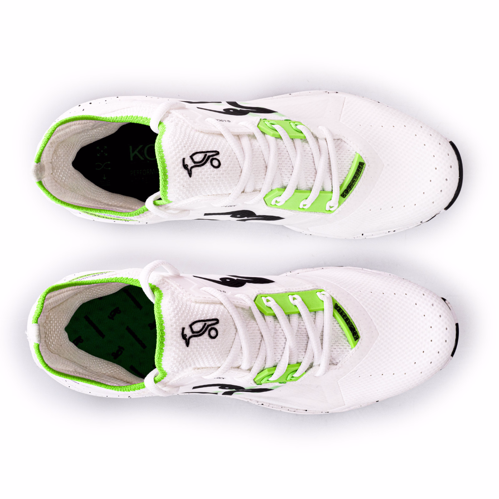 Kookaburra Vapor Junior Hockey Shoes - White (2025/26) - Kookaburra Vapor Junior Hockey Shoes - White (2025/26) - Back View