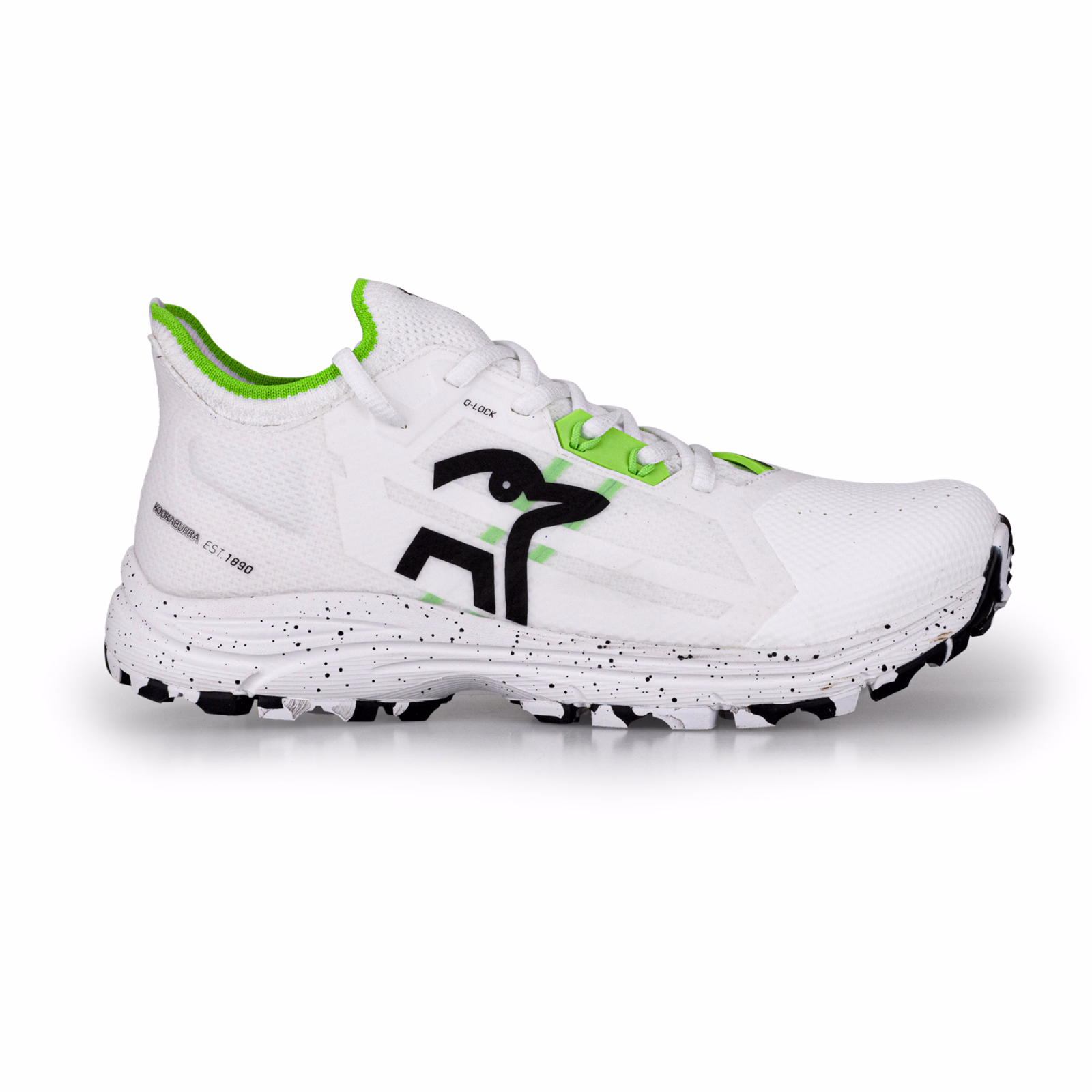 Kookaburra Vapor Junior Hockey Shoes - White (2025/26) - Kookaburra Vapor Junior Hockey Shoes - White (2025/26) - Alternate Angle