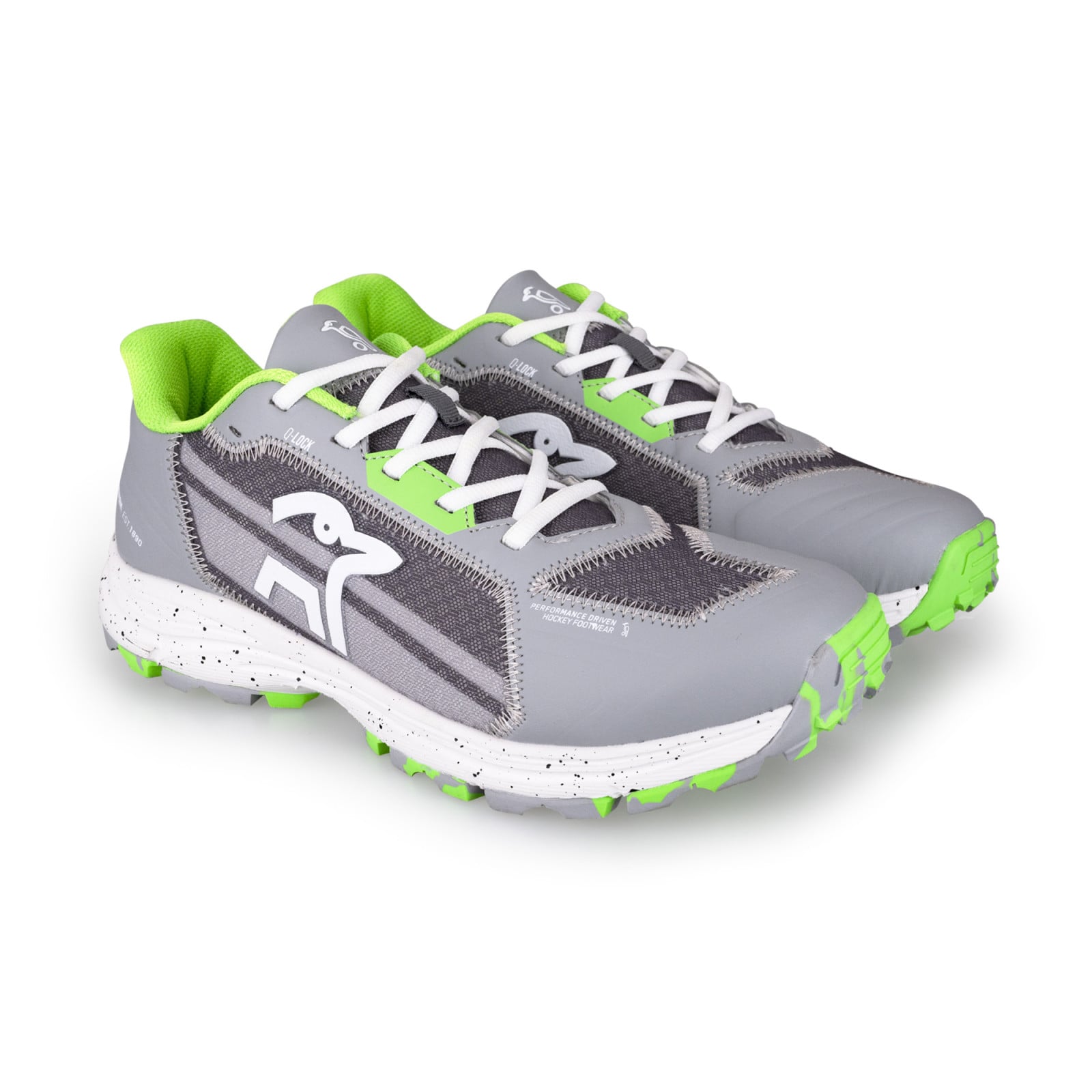 Kookaburra Edge Junior Hockey Shoes - Grey (2026/27) - Kookaburra Edge Junior Hockey Shoes - Grey (2025/26)