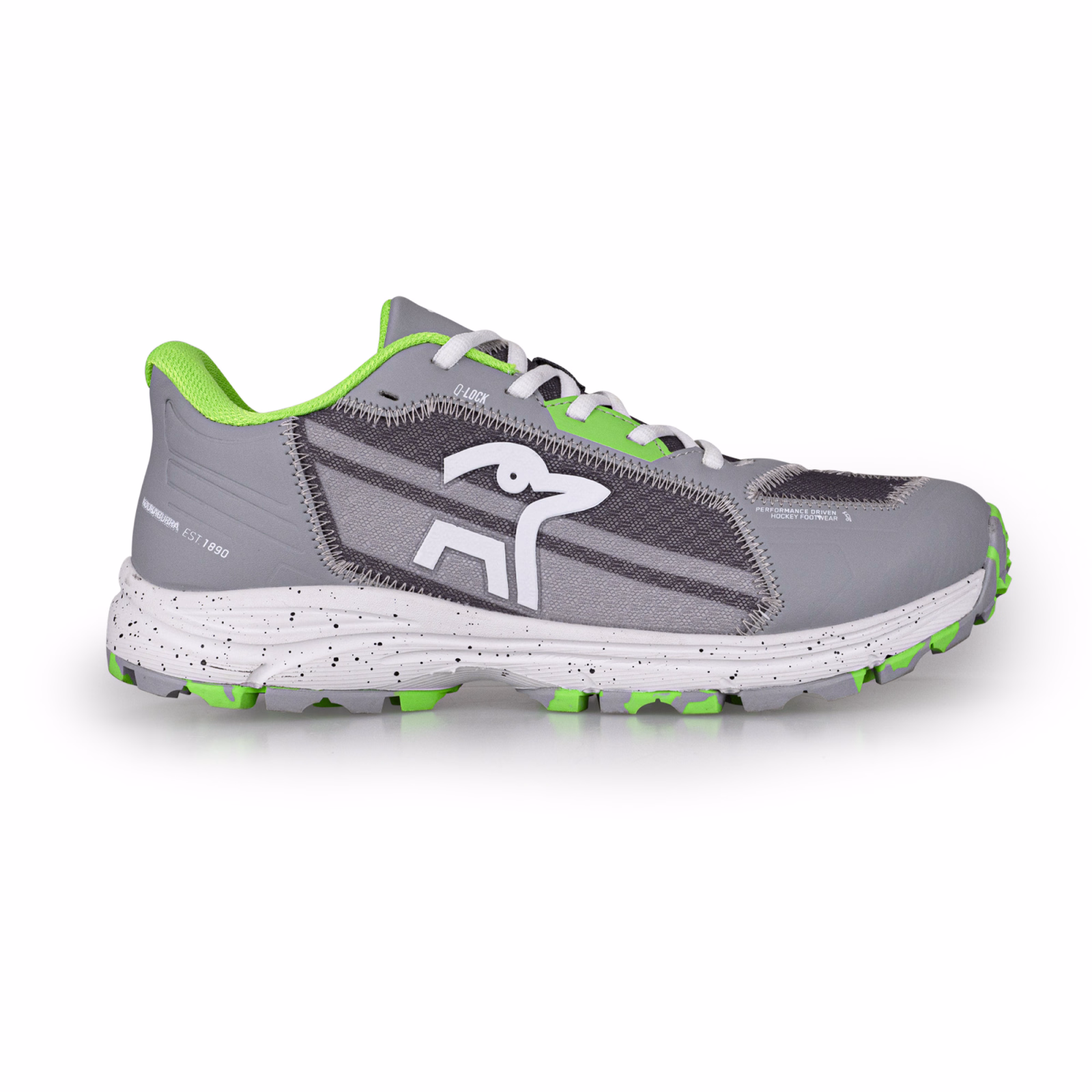 Kookaburra Edge Junior Hockeyschuhe - Grau (2025/26) - Kookaburra Edge Junior Hockeyschuhe - Grau (2025/26) - Close-up