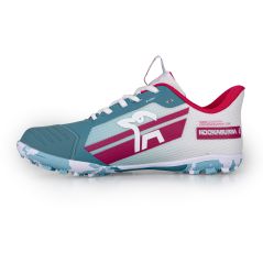 Kookaburra Orbit Junior Hockey Shoes - Mint/Pink (2025/26) - Close-up