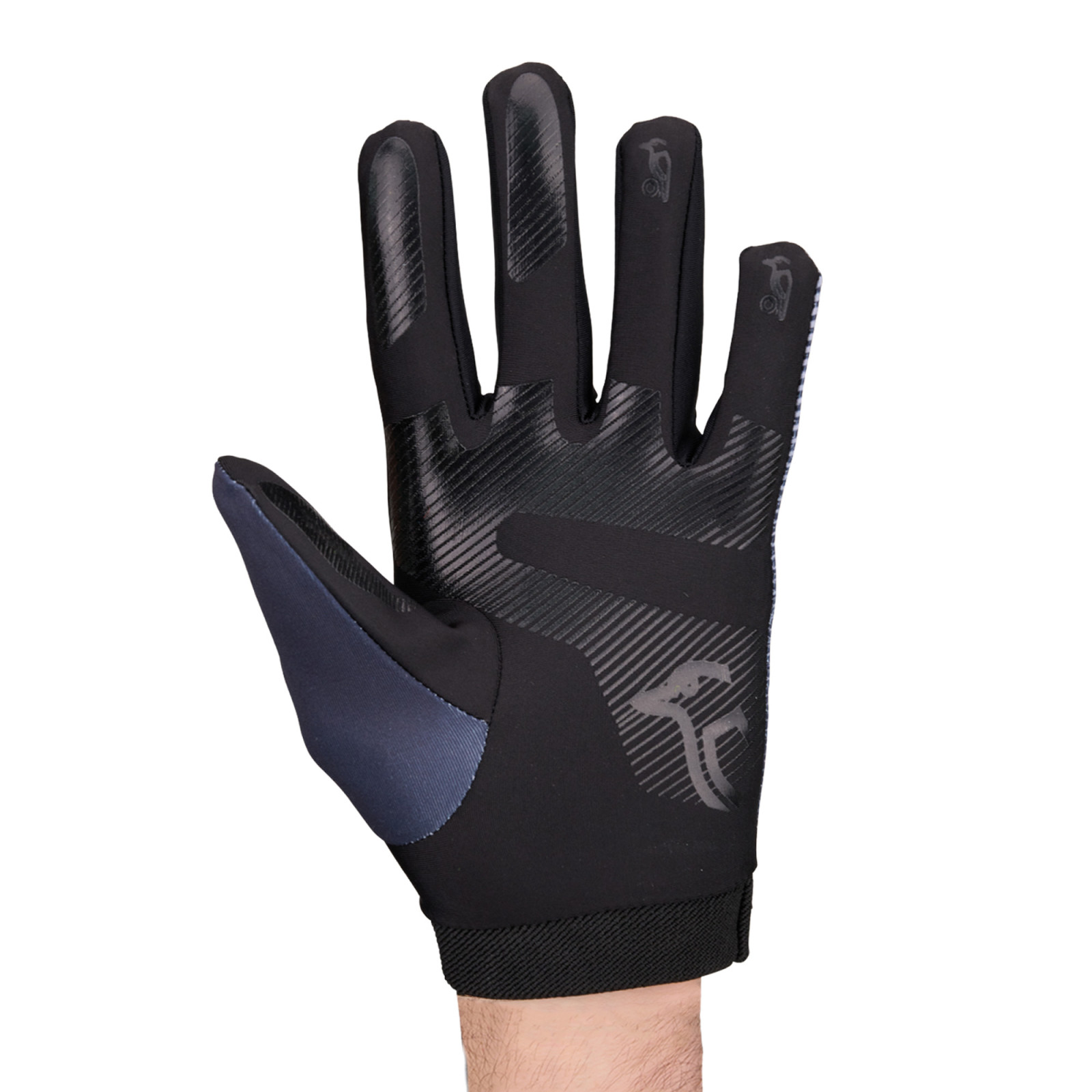 Kookaburra Nitrogen Hockey Gloves - Pair - Black (2026/27) - Kookaburra Nitrogen Hockey Gloves - Pair - Black (2025/26) - Back View