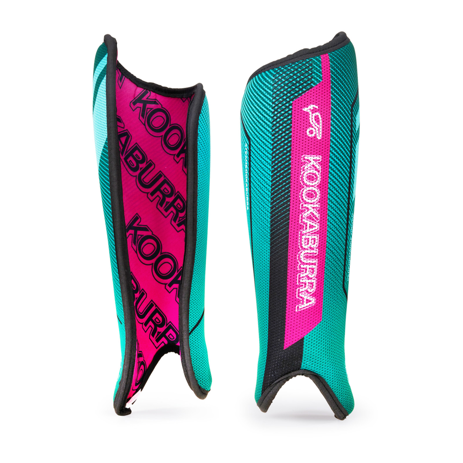 Kookaburra Convert Hockey Shinguards - Marine/Pink (2026/27) - Kookaburra Convert Hockey Shinguards - Marine/Pink (2025/26)