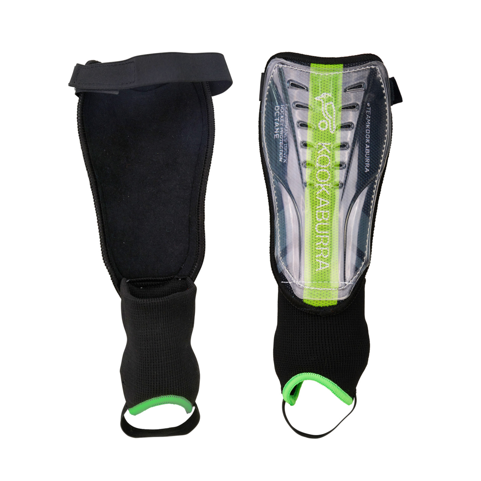 Kookaburra Octane Hockey Shinguards - Black (2026/27) - Kookaburra Octane Hockey Shinguards - Black (2025/26)