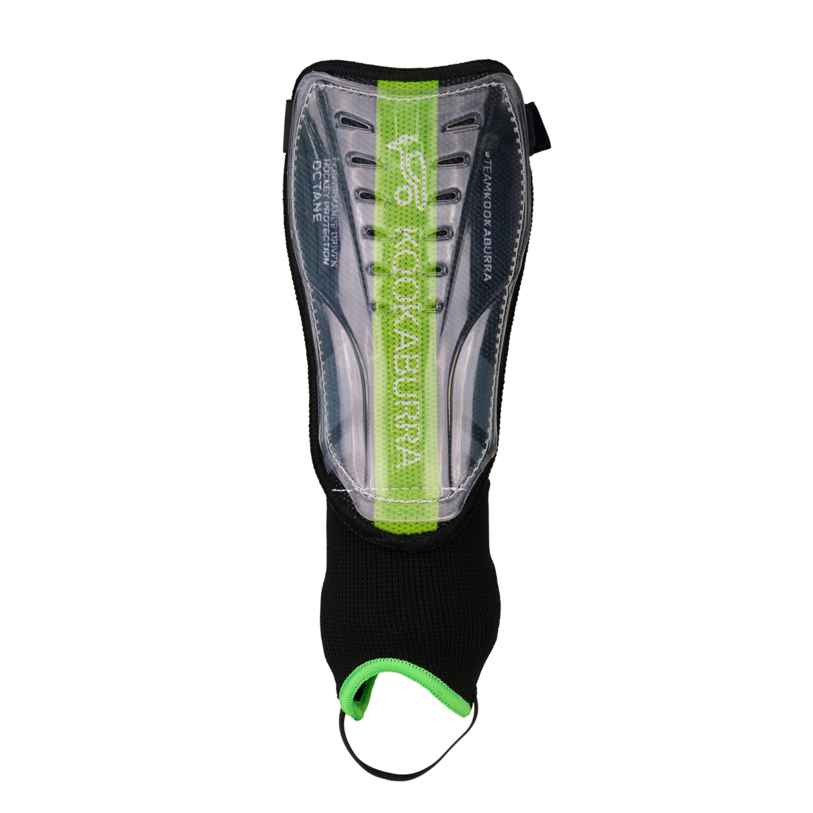 Kookaburra Octane Hockey Shinguards - Black (2026/27) - Kookaburra Octane Hockey Shinguards - Black (2025/26) - Side View