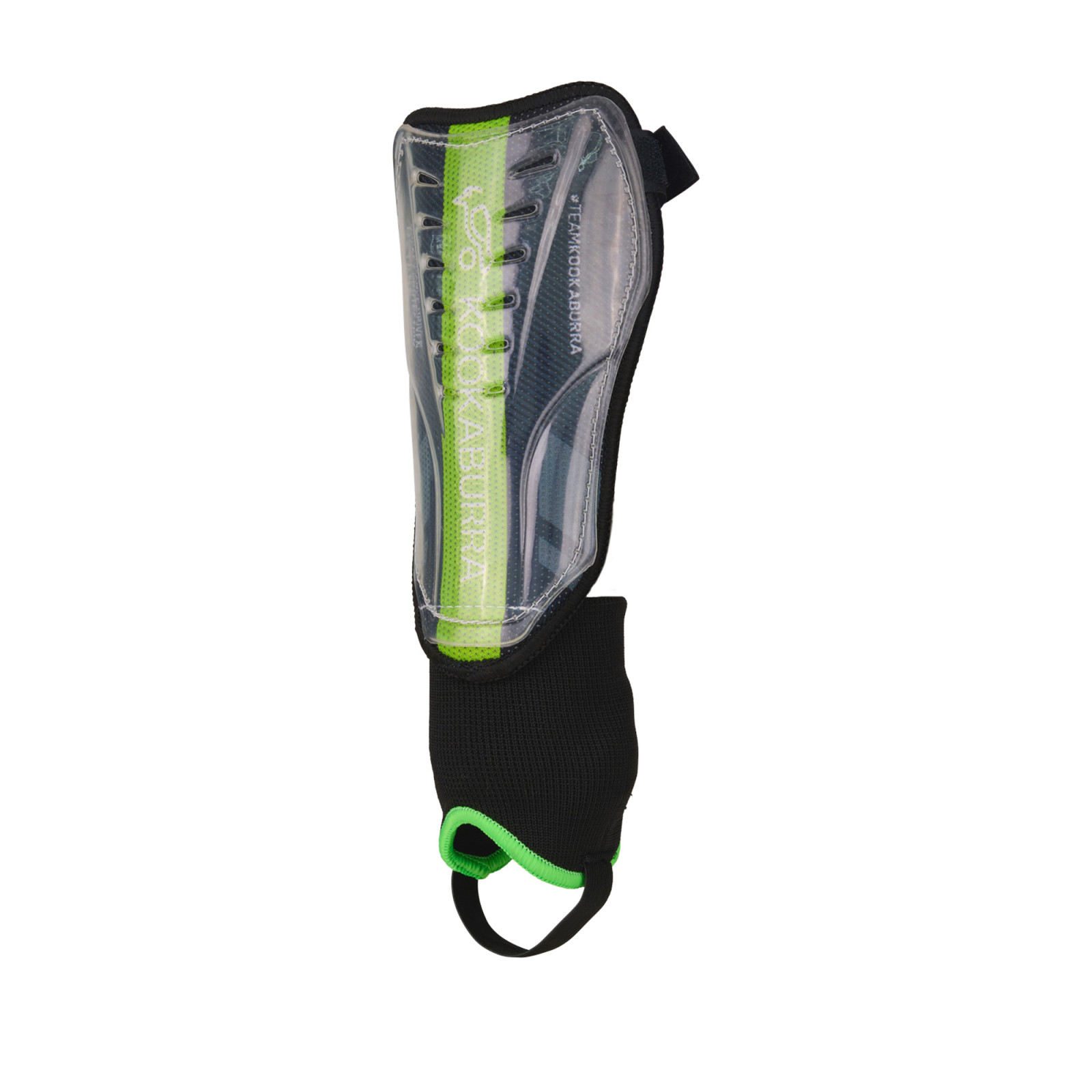 Kookaburra Octane Hockey Shinguards - Black (2026/27) - Kookaburra Octane Hockey Shinguards - Black (2025/26) - Back View
