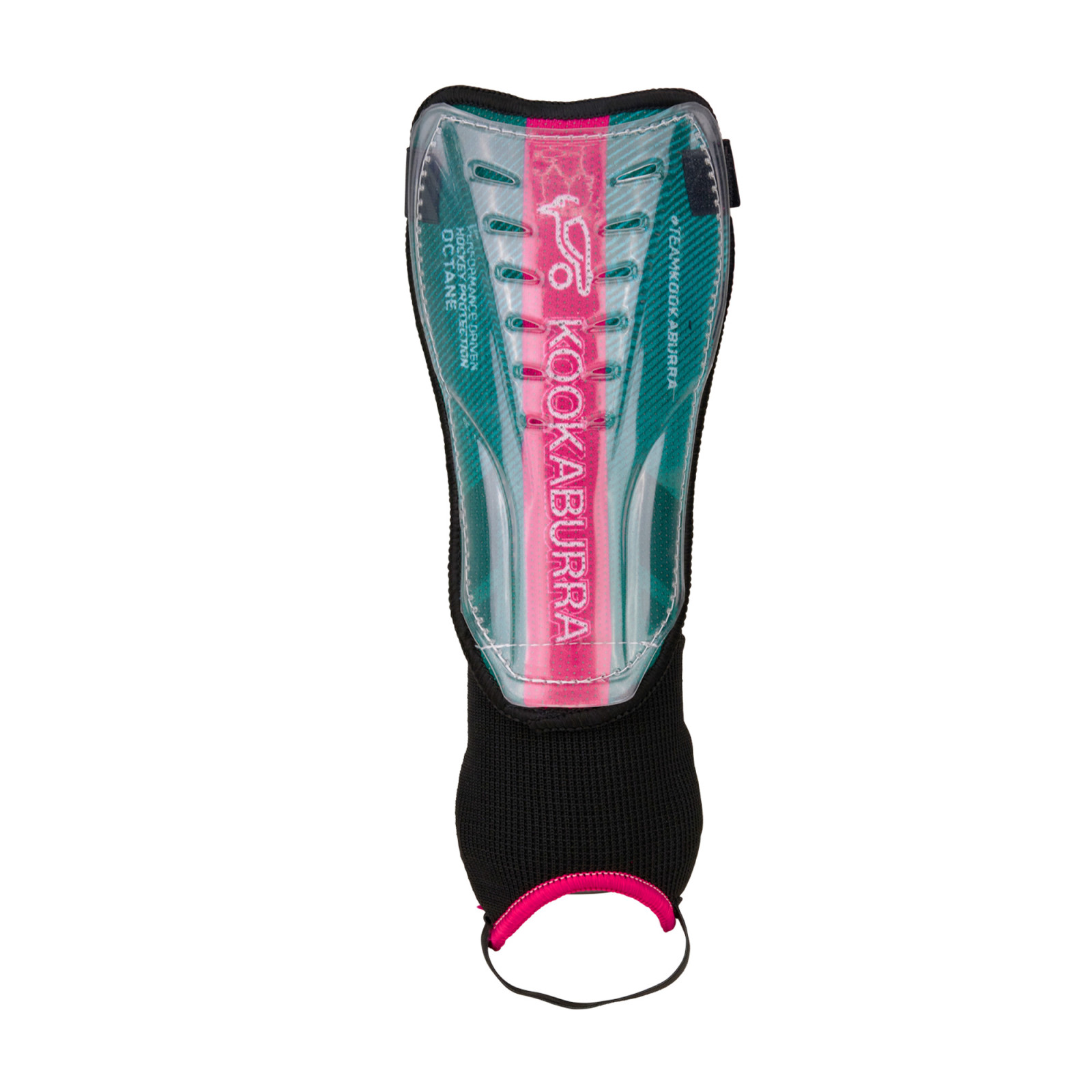 Kookaburra Octane Hockey Shinguards - Marine/Pink (2025/26) - Kookaburra Octane Hockey Shinguards - Marine/Pink (2025/26) - Side View