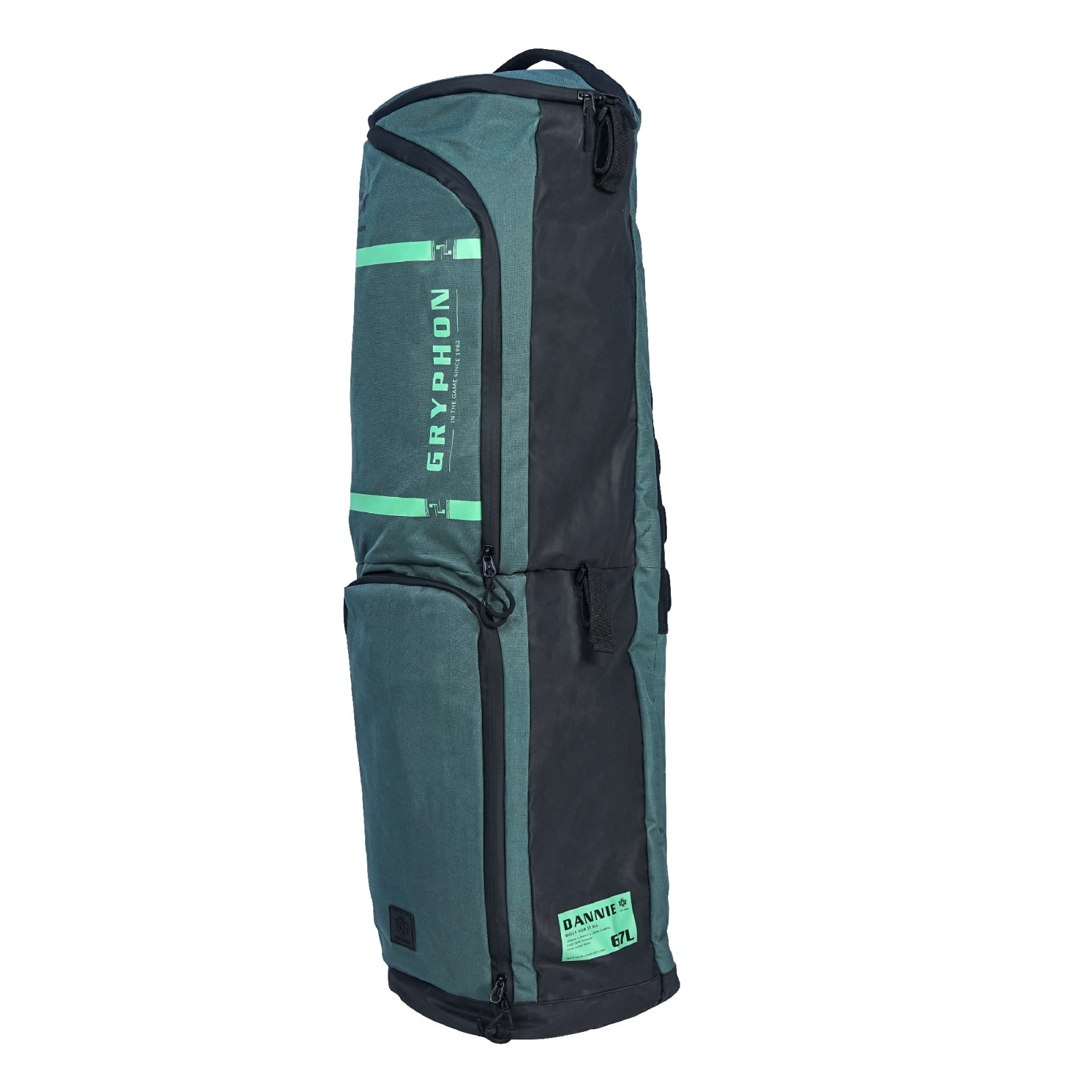 Gryphon Dannie Hockey Bag - Sage (2026/27) - Gryphon Dannie Hockey Bag - Sage (2025/26) - Back View
