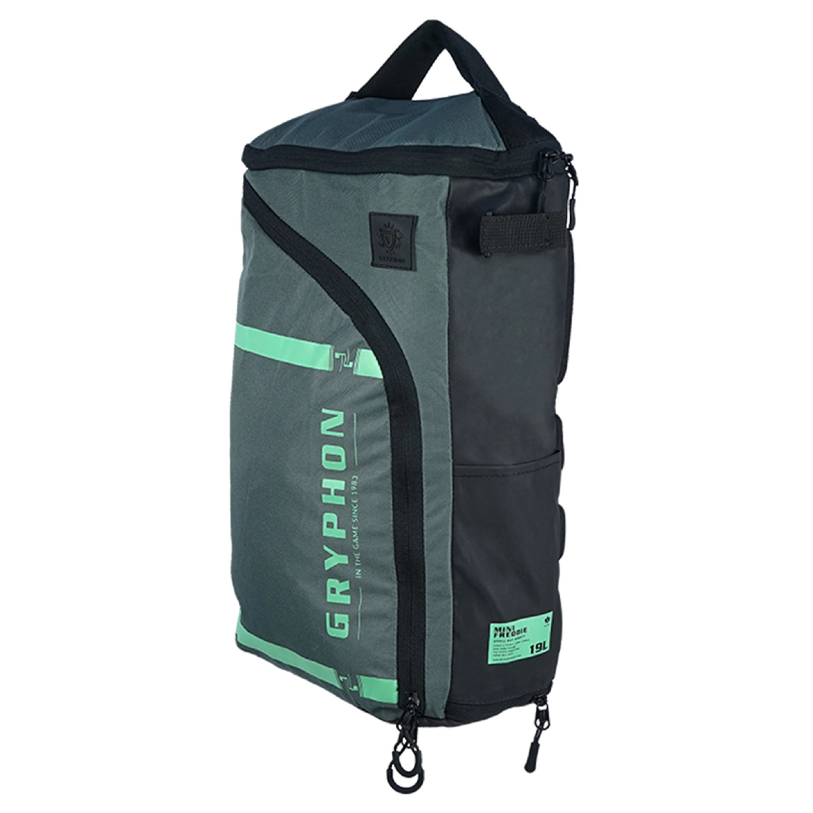 Gryphon Mini Freddie Hockey Backpack - Sage (2026/27) - Gryphon Mini Freddie Hockey Backpack - Sage (2025/26) - Side View