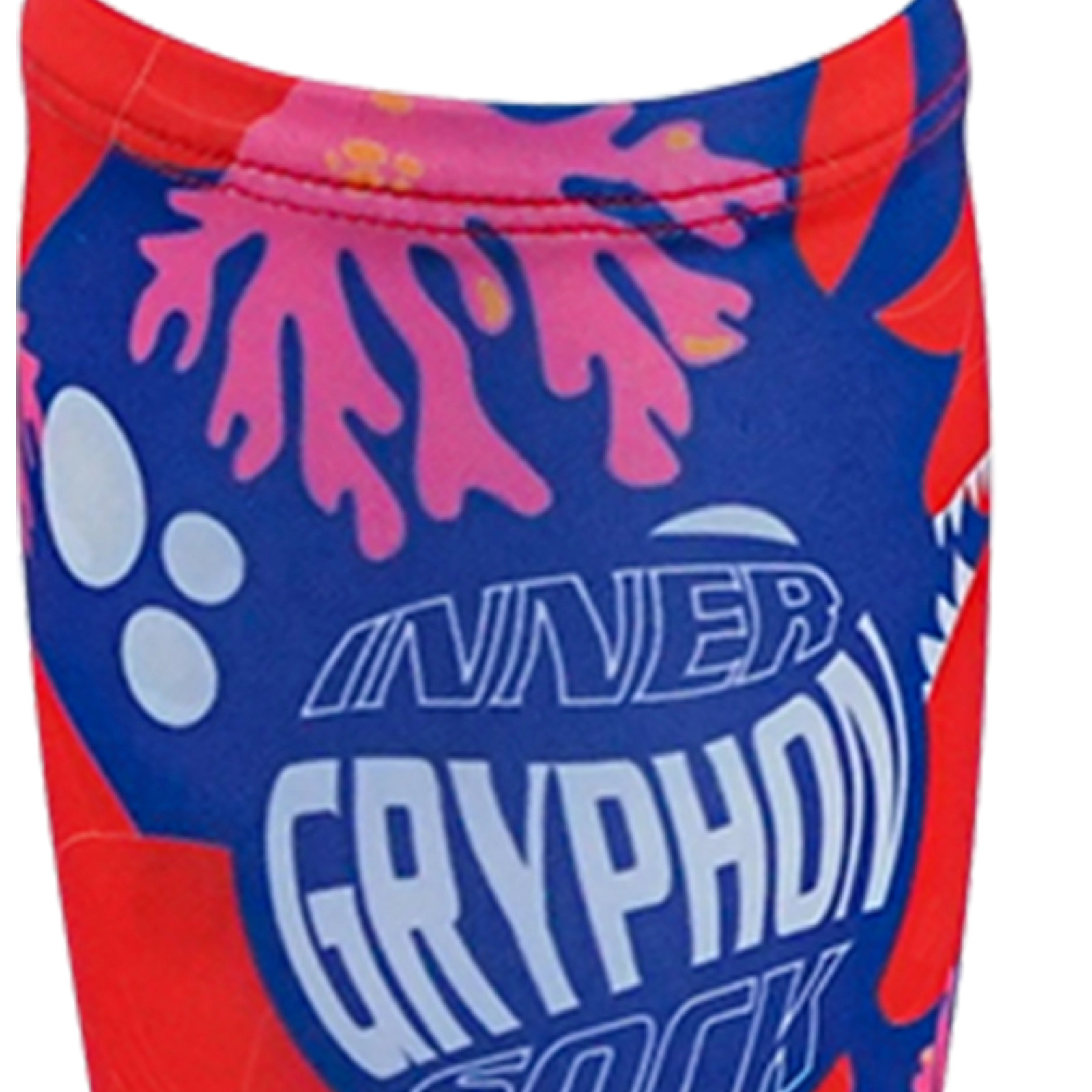 Gryphon Inner Socks (Without Stirrup) - Blue Shark (2026/27) - Gryphon Inner Socks (Without Stirrup) - Blue Shark (2025/26) - Side View