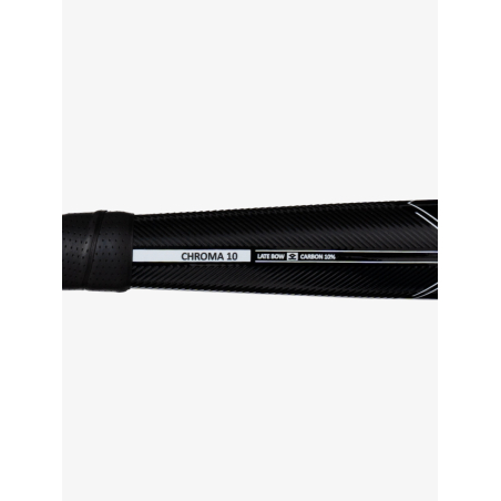 Bastone da hockey indoor Shrey Chroma 10 Late Bow - Nero/Bianco (2025/26)
