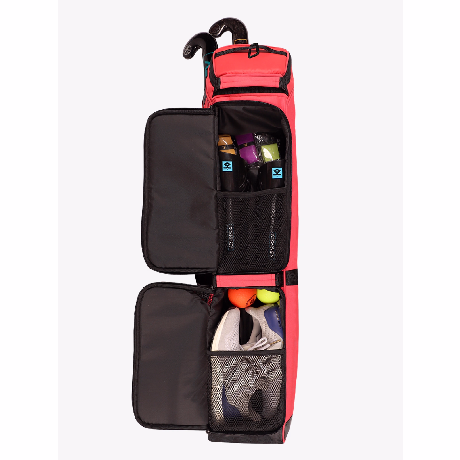 Shrey Urban 30 Schlägertasche - Radiant Red (2025/26) - Shrey Urban 30 Schlägertasche - Radiant Red (2025/26) - Close-up