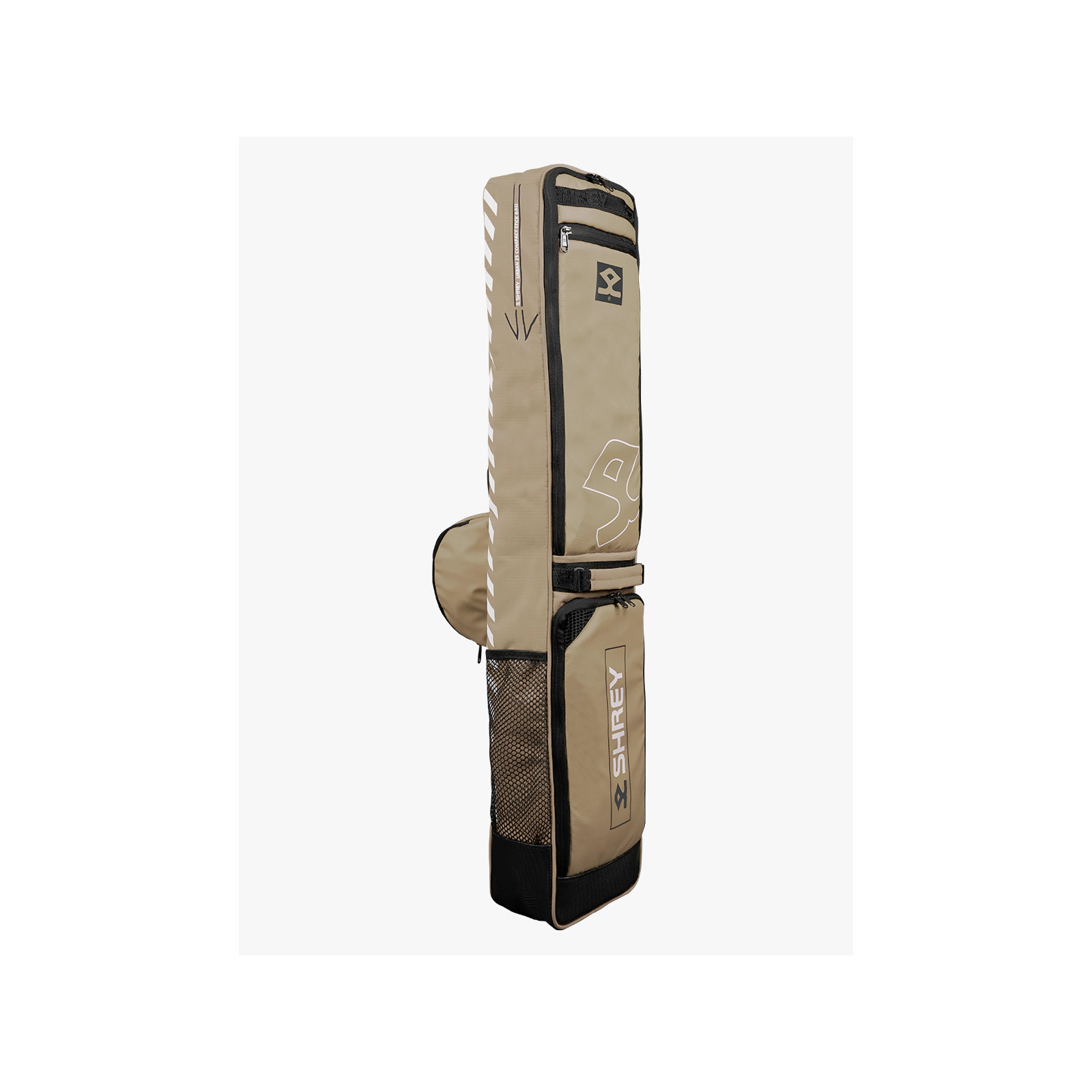 Shrey Urban 25 Compact Stick Bag - Khaki (2025/26) - Back View