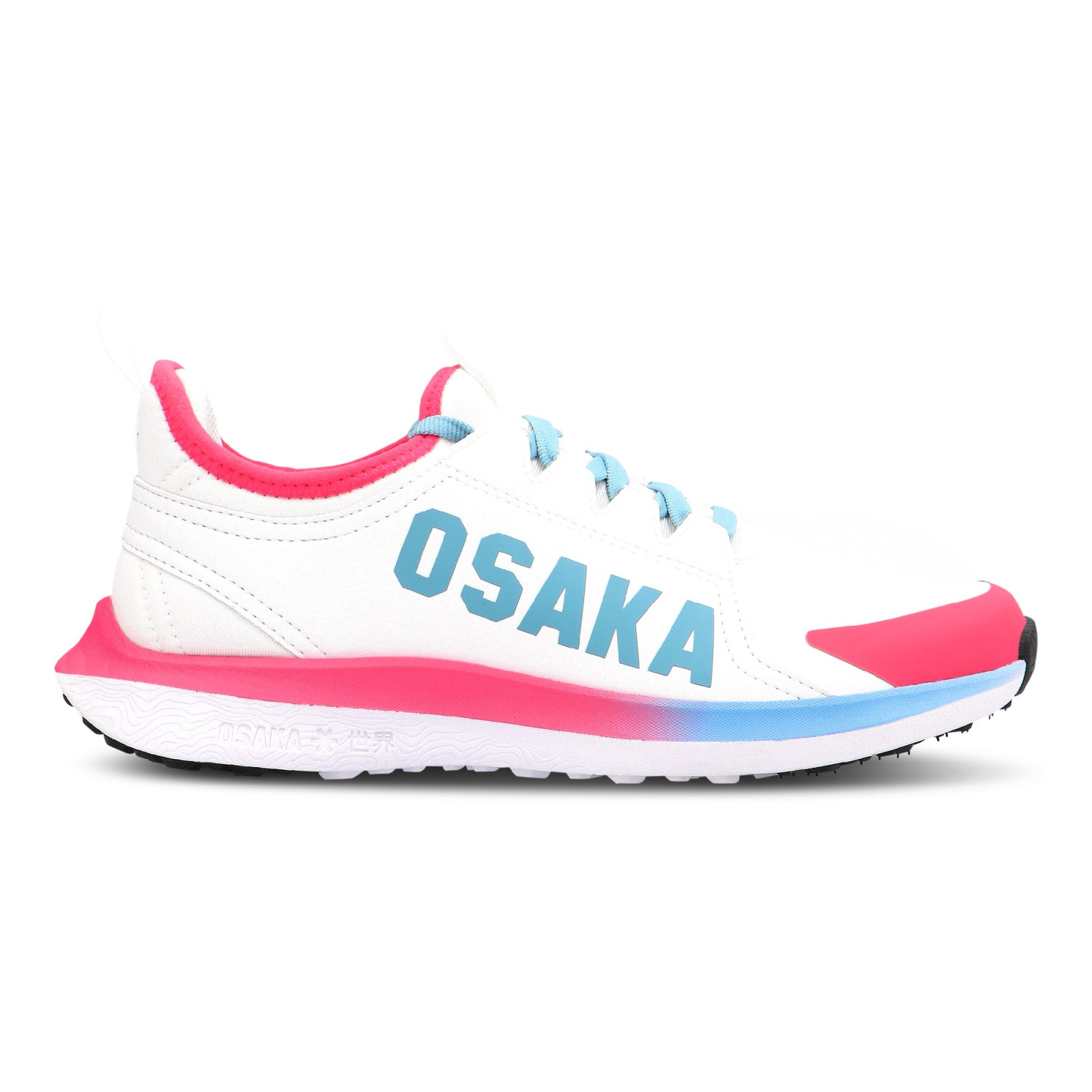 Zapatillas de hockey Osaka Furo Play Junior - Blanco/Azul Retro/Frambuesa (2025/26) - Zapatillas de hockey Osaka Furo Play Junior - Blanco/Azul Retro/Frambuesa (2025/26) - Zapatillas de hockey Osaka Furo Play Junio