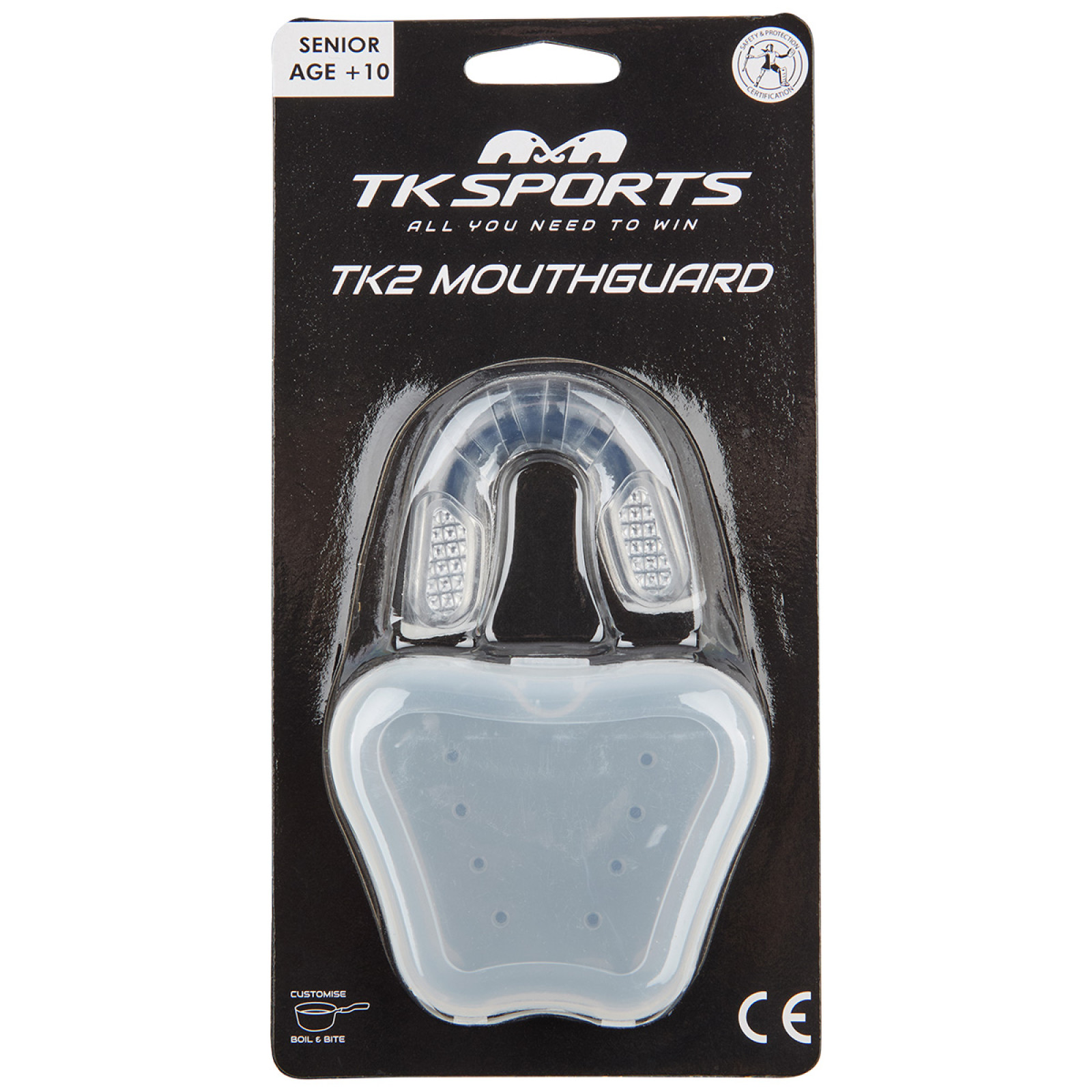 TK 2 Mouthguard Senior - Clear (2025/26) - Protectores bucales