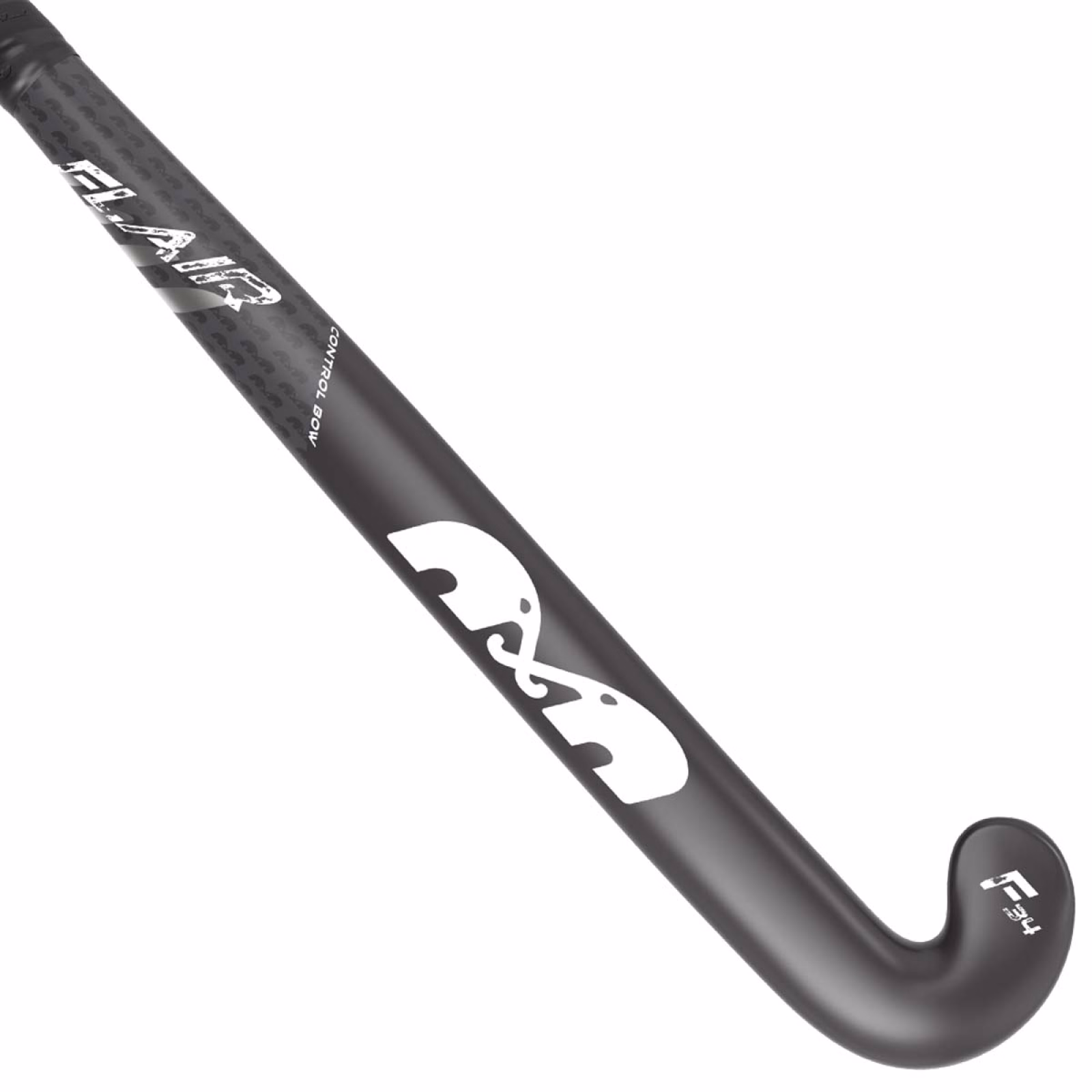 TK F Junior Control Bow Hockeyschläger - Schwarz-Grau (2025/26) - Image 1 of 2
