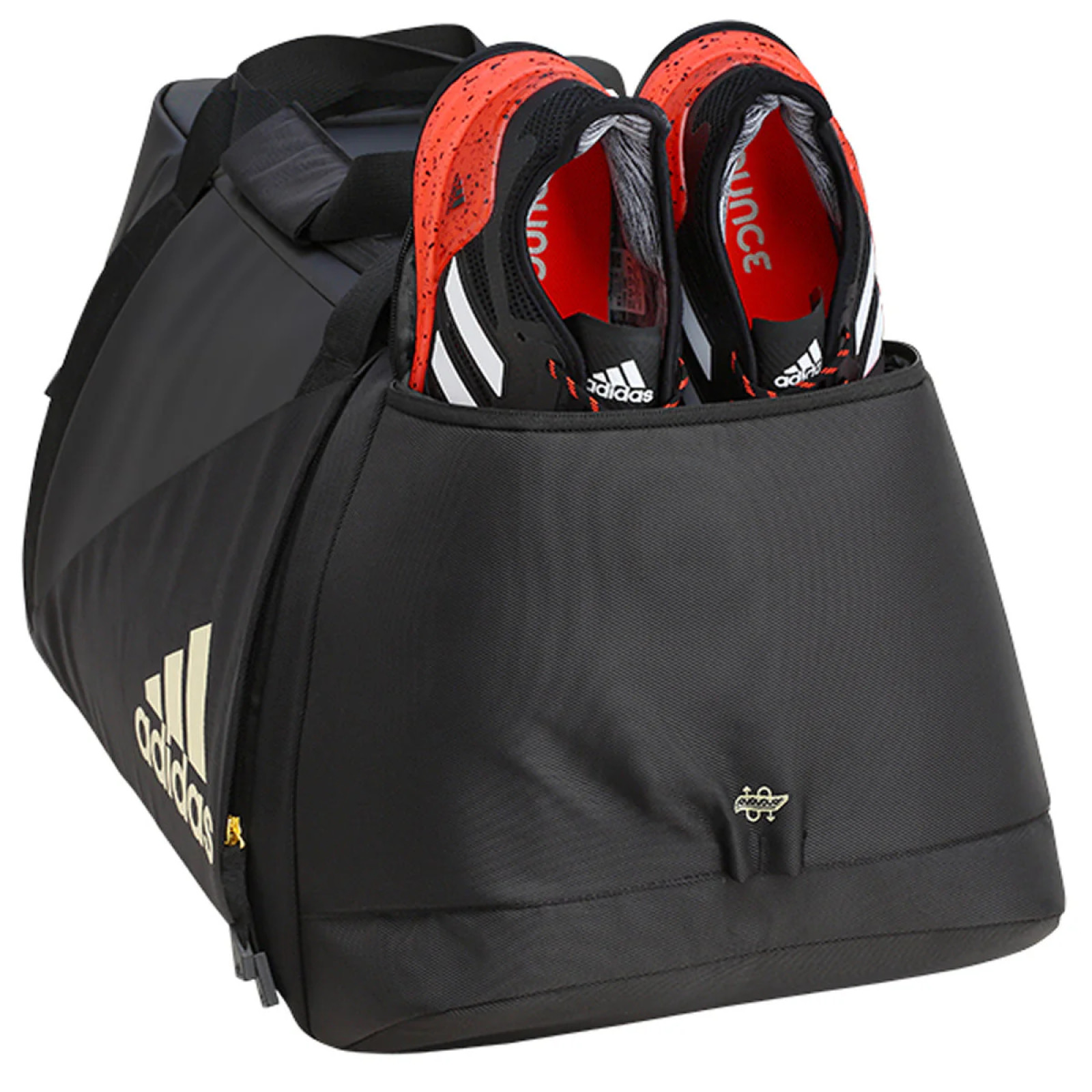 Adidas VS 6 Holdall - Black/Gold - Hockeytassen