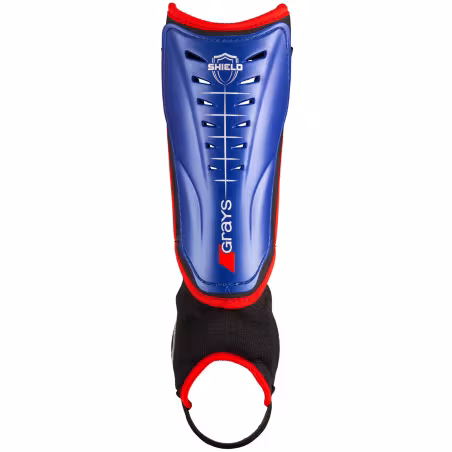 Grays Shield Shinpads - Royal/Red (2025/26) - Hockey Shinguards