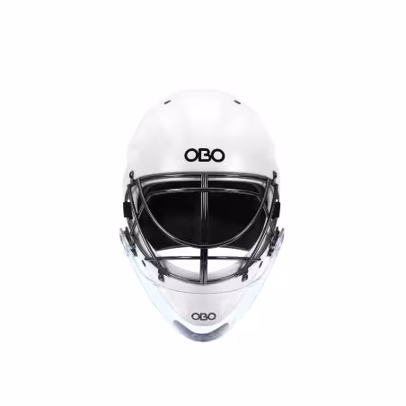 OBO ABS Helmet With Throat Guard - White