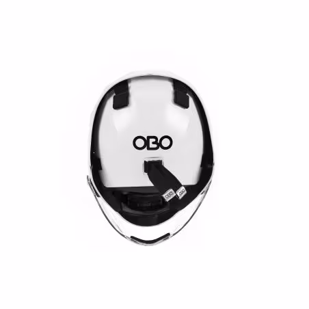 OBO ABS Helmet With Throat Guard - White