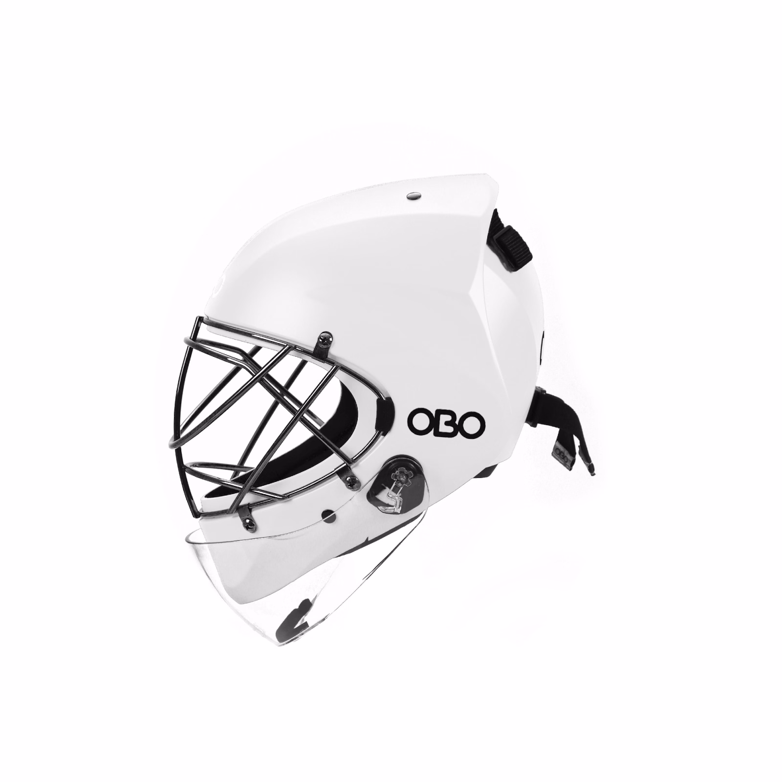 OBO ABS Helm mit Kehlkopfschutz - Weiß - View 6 of 8
