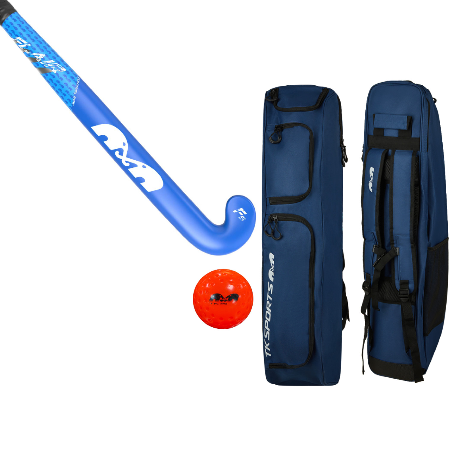 TK F Junior Stick/Bag/Ball Bundle - Blue - TK F Junior Stick/Bag/Ball Bundle - Blue - TK Hockey Sticks