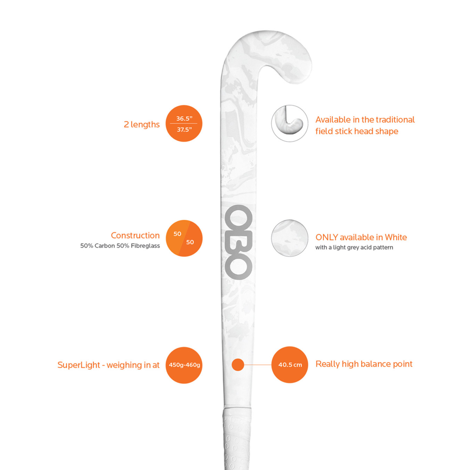 OBO InsideJob Indoor Goalie Stick - Palos de portero