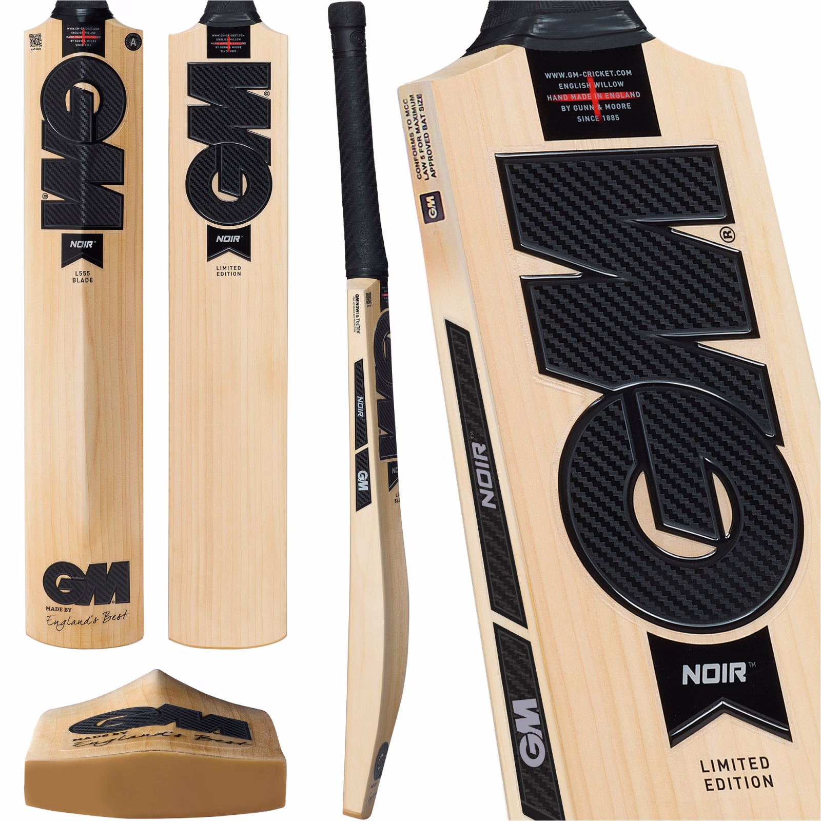 GM Noir 404 Delta Cricket Bat (2026) - Mazze da cricket GM