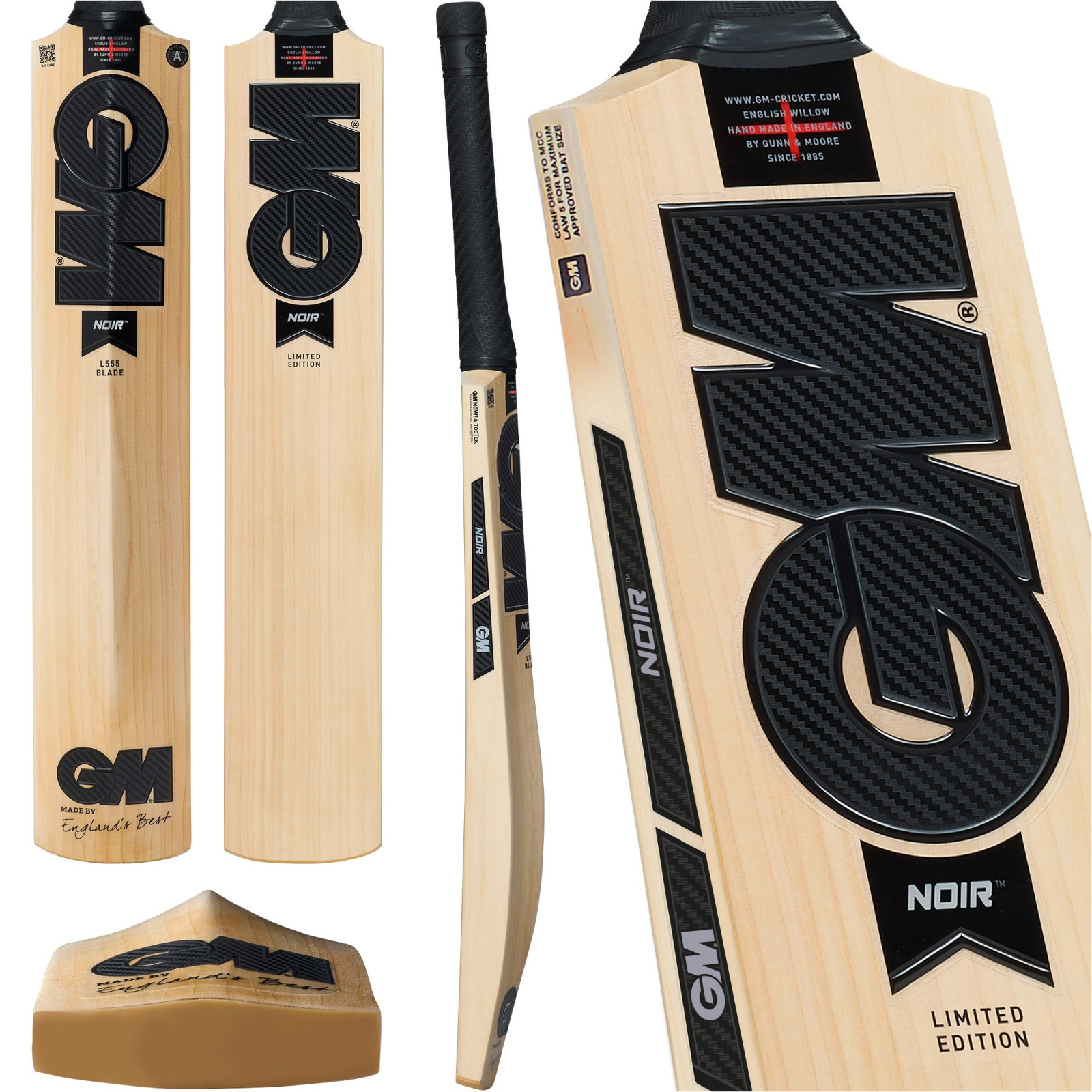 GM Noir Original Cricket Bat (2026) - Murciélagos GM Cricket