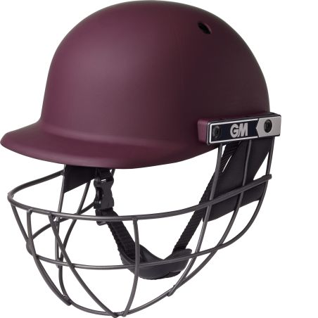 GM Maestro Edge Junior Cricket Helmet - Maroon (2026) - Cascos