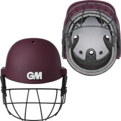GM Maestro Edge Junior Cricket Helmet - Maroon (2026) - Cascos