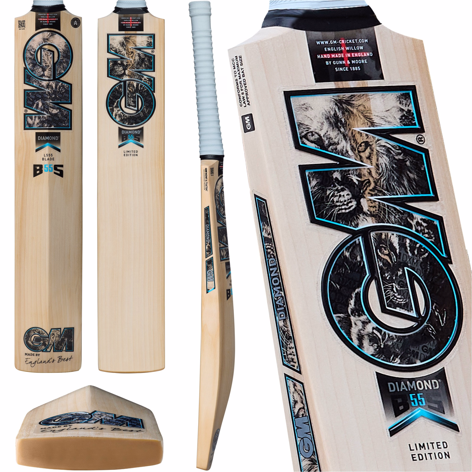 GM Diamond Players Cricket Bat (2026) - GM Diamond Players Cricket Bat (2026) - Murciélagos GM Cricket