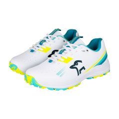 Kookaburra KC 3.0 Rubber Cricket Shoes - Aqua/Yellow -